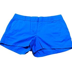 J.Crew Chino Blue Shorts 100% Cotton Size 8